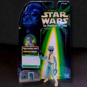 Star Wars - Greedo - 1999 Hasbro w/ Comm Tech - Loose